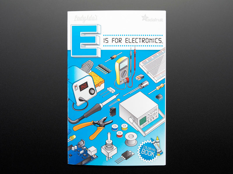 Coloring book - \"Ladyada\'s E is for electronics\"