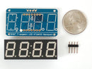 Adafruit 0.56\" 4-Digit 7-Segment Display w/I2C Backpack - White
