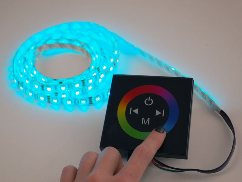 Touch Wheel Controller for Analog RGB LED Strips