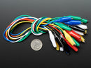 Small Alligator Clip Test Lead (set of 12)