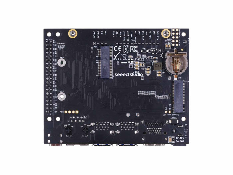 reComputer J202 - carrier Board for Jetson Nano/Xavier NX/TX2 NX, with 4 USB, M.2 Key M,E, same size of NVIDIA® Jetson Xavier™ NX Dev Kit carrier board