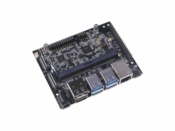 reComputer J202 - carrier Board for Jetson Nano/Xavier NX/TX2 NX, with 4xUSB, M.2 Key M,E same size of NVIDIA® Jetson Xavier™ NX Dev Kit carrier board (Power adapter included)