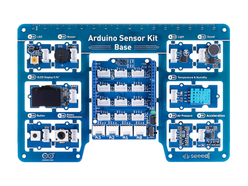 Arduino sensor kit with Arduino Uno Rev 3 (Pack of 12)