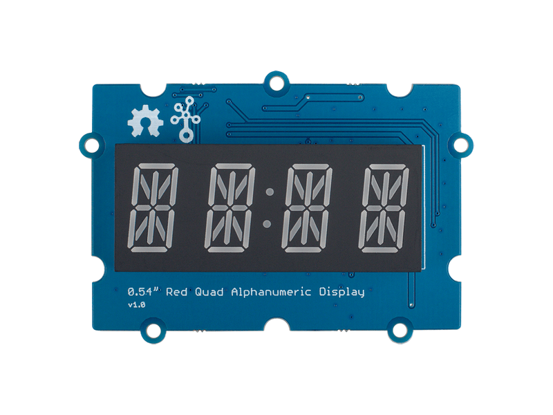 Grove - 0.54‘’ Red Quad Alphanumeric Display - Buy - Pakronics®- STEM Educational kit supplier Australia- coding - robotics