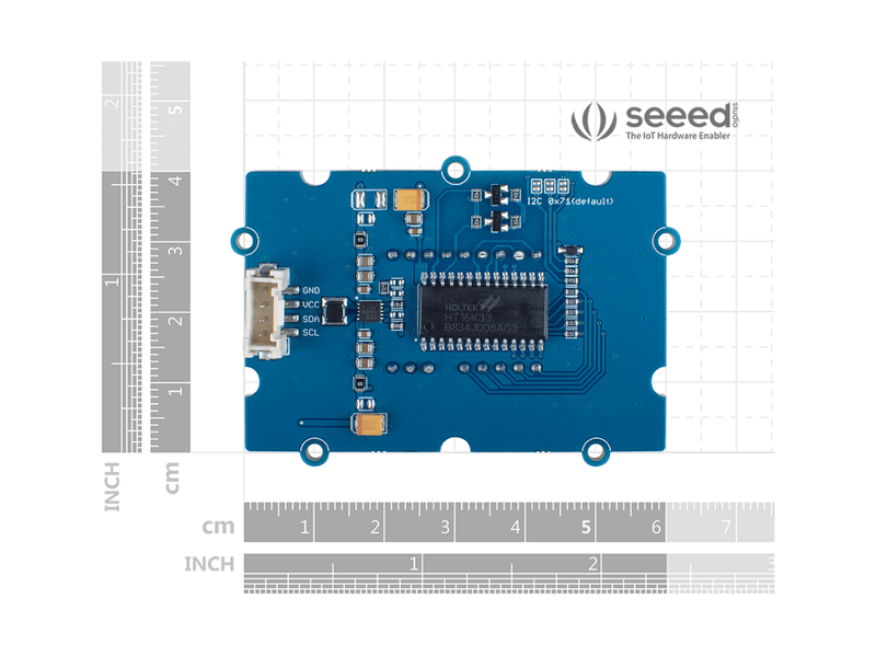 Grove - 0.54‘’ Red Quad Alphanumeric Display - Buy - Pakronics®- STEM Educational kit supplier Australia- coding - robotics