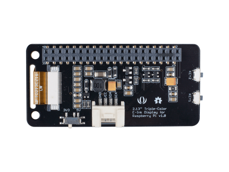 2.13'' Triple-Color E-Ink Display for Raspberry Pi - Buy - Pakronics®- STEM Educational kit supplier Australia- coding - robotics