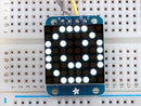 Adafruit Mini 8x8 LED Matrix w/I2C Backpack - Ultra Bright White