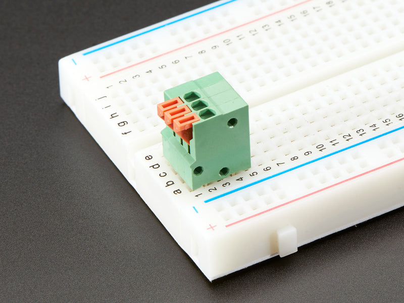 Configurable Spring Terminal Blocks - 3 Pin 0.1\" Pitch x 5