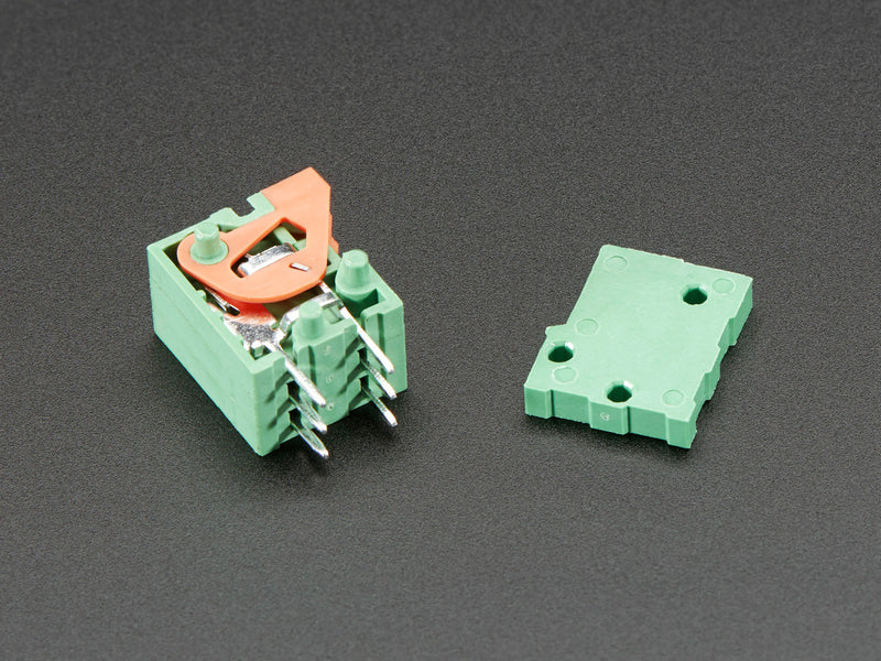 Configurable Spring Terminal Blocks - 3 Pin 0.1\" Pitch x 5