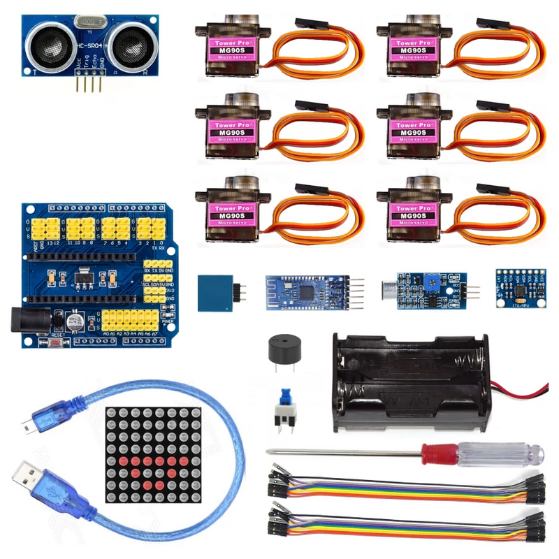 OttoDIY Maker Kit Humanoid - without Arduino - Buy - Pakronics®- STEM Educational kit supplier Australia- coding - robotics