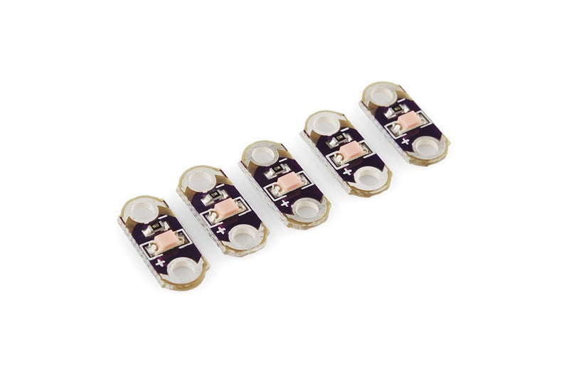 Lilypad LED Pink (5pcs) - Buy - Pakronics®- STEM Educational kit supplier Australia- coding - robotics