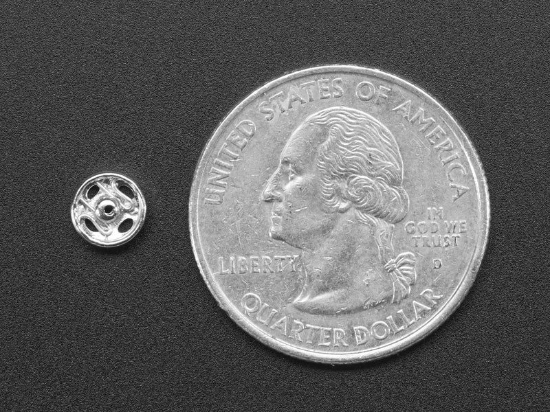 Sewable Snaps - 5mm Diameter - Card of 24