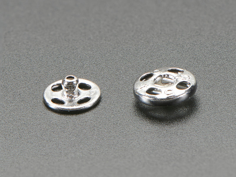Sewable Snaps - 5mm Diameter - Card of 24