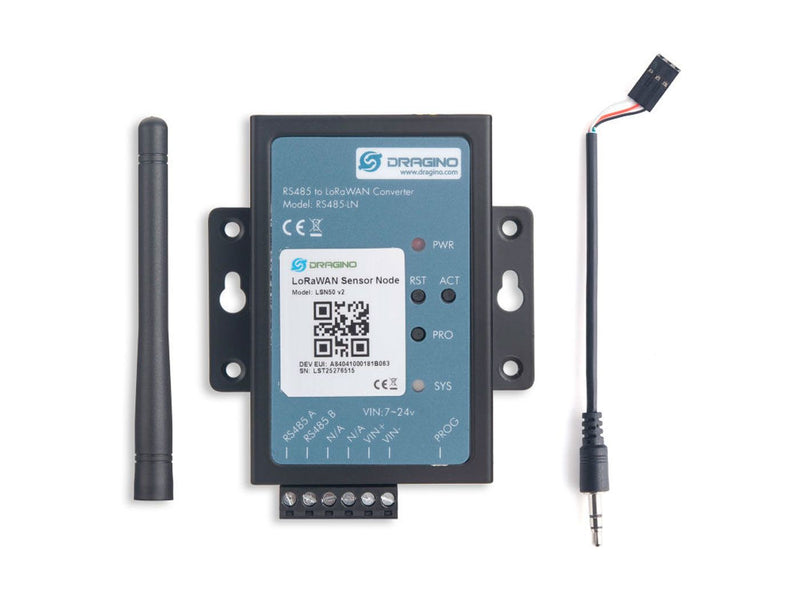 Dragino RS485 to LoRaWAN Converter (SX1276) RS485-LN-AU915MHz - Buy - Pakronics®- STEM Educational kit supplier Australia- coding - robotics