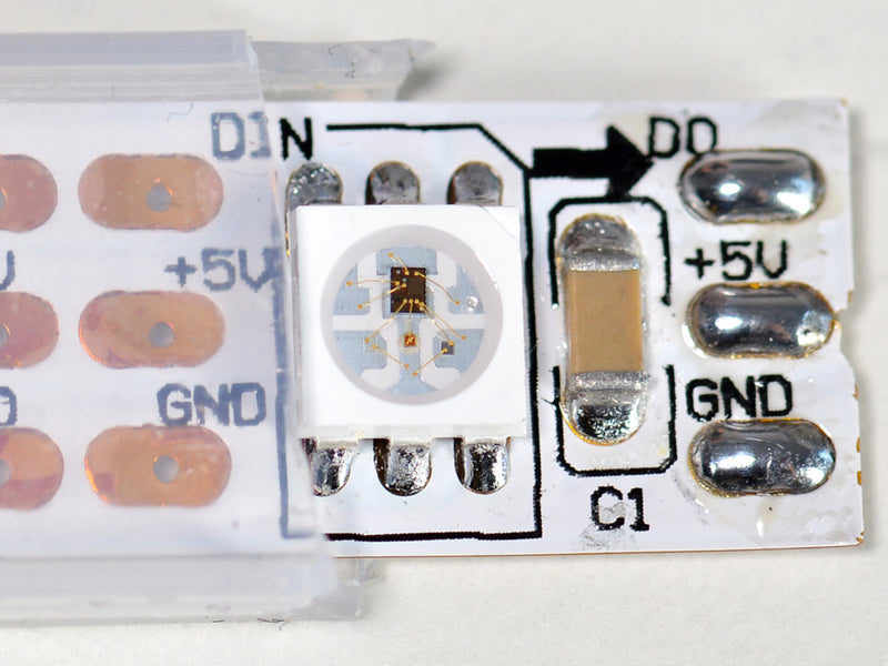 Adafruit NeoPixel Digital RGB LED Strip - White 60 LED - Buy - Pakronics®- STEM Educational kit supplier Australia- coding - robotics