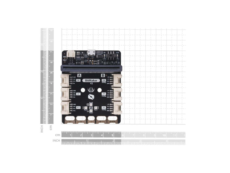 BitMaker_V2 - JST 2.0 battery connector & 6 Grove connectors