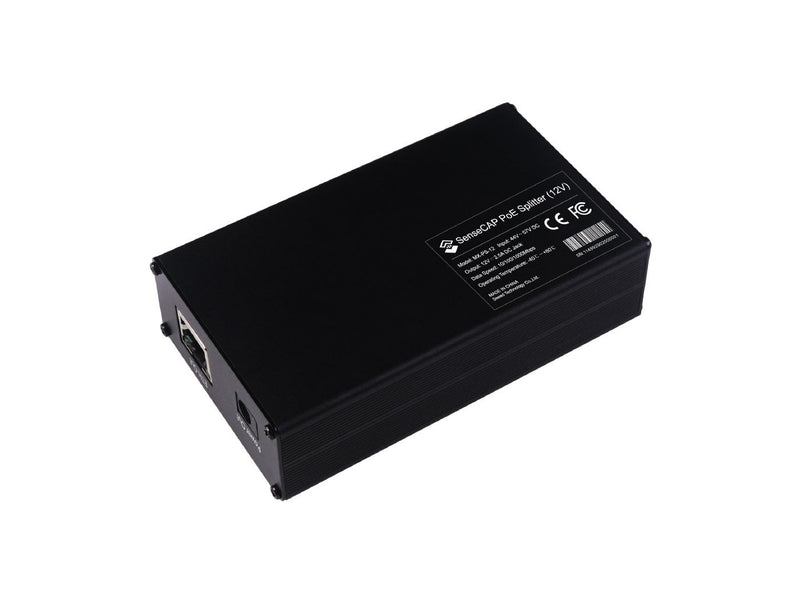 SenseCAP PoE Splitter DC Jack 12V    