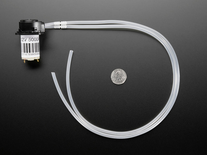 Peristaltic Liquid Pump with Silicone Tubing - 12V DC Power