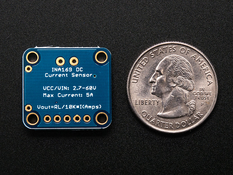 INA169 Analog DC Current Sensor Breakout - 60V 5A Max