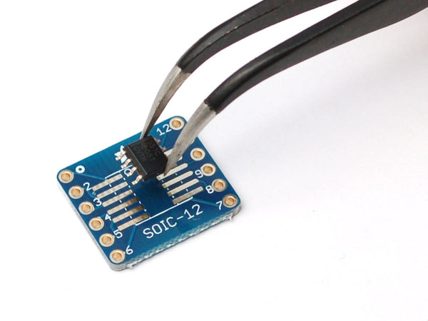 SMT Breakout PCB for SOIC-12 or TSSOP-12 - 6 Pack!