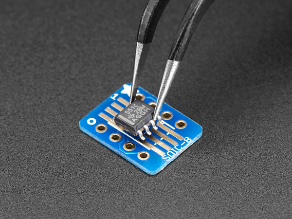 SMT Breakout PCB for SOIC-8, MSOP-8 or TSSOP-8 - 6 Pack!