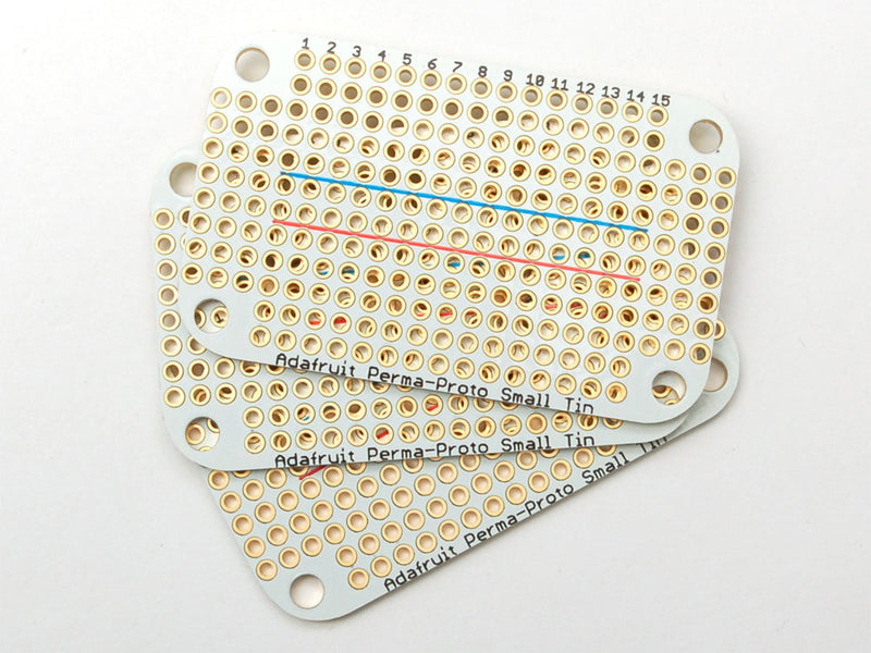 Adafruit Perma-Proto Small Mint Tin Size Breadboard PCB - 3 pack