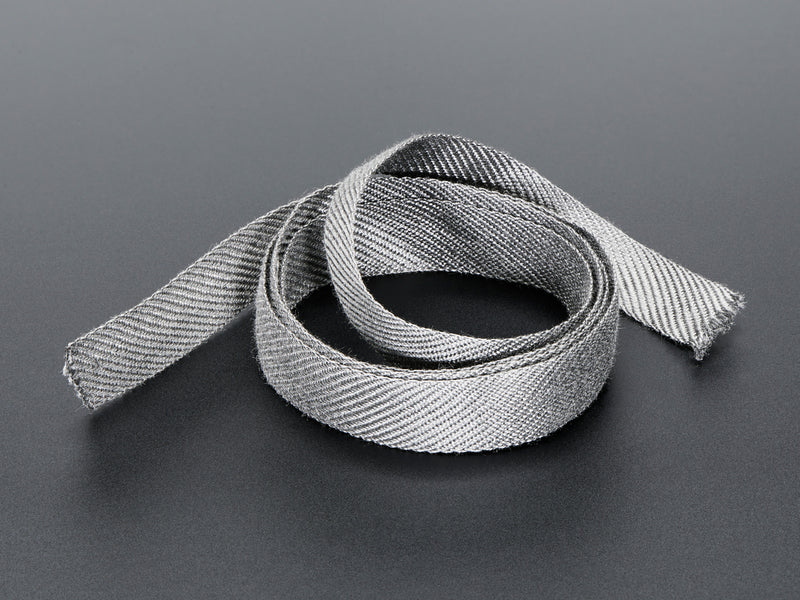 Stainless Steel Conductive Ribbon - 17mm wide 1 meter long