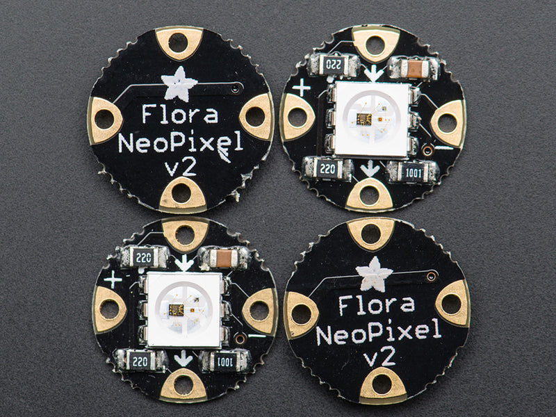 Flora RGB Smart NeoPixel version 2 - Pack of 4