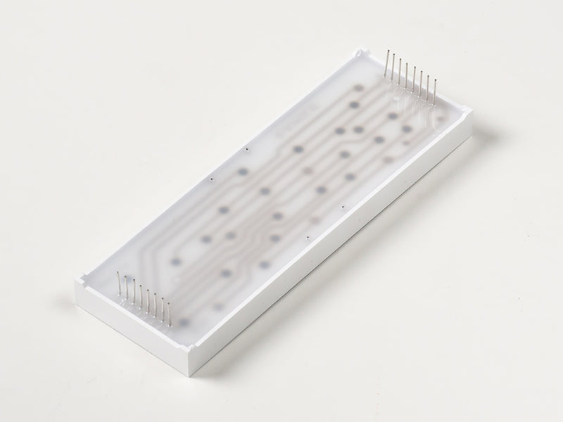 Yellow 7-segment clock display - 1.2\" digit height