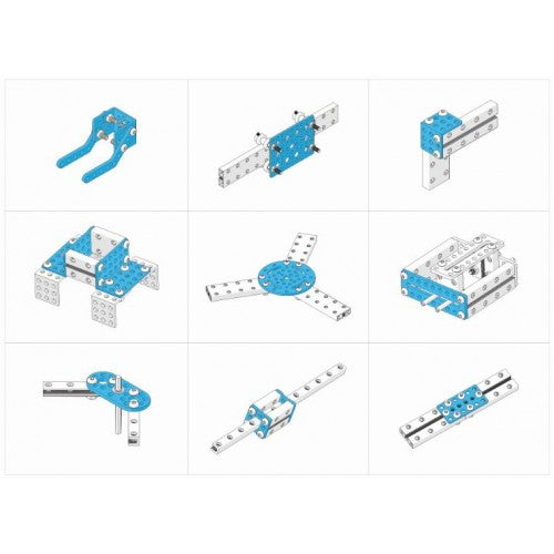 Bracket Robot Pack-Blue - Buy - Pakronics®- STEM Educational kit supplier Australia- coding - robotics