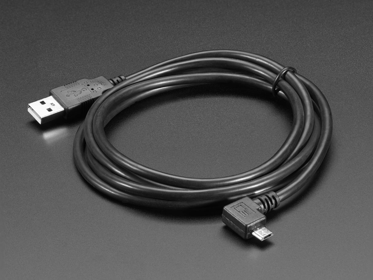 Buy Buy Right Angle USB cable - A/MicroB | Australia ADA1318 Adafruit