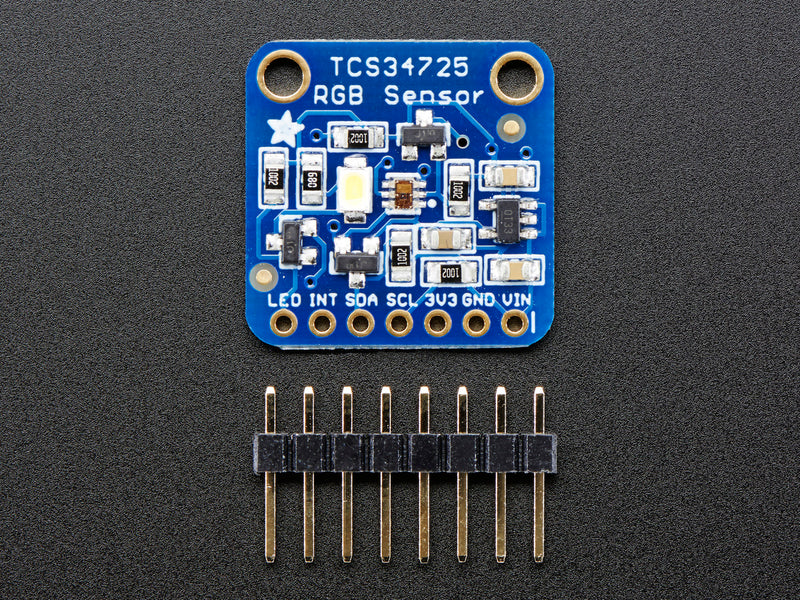 RGB Color Sensor with IR filter and White LED - TCS34725