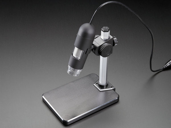 TV Microscope - 25x & 400x magnification / 8 LEDs