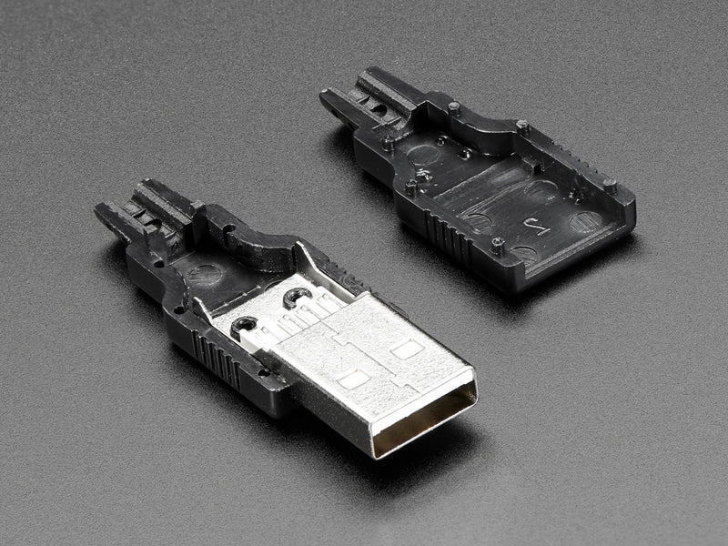 USB DIY Connector Shell - Type A Male Plug