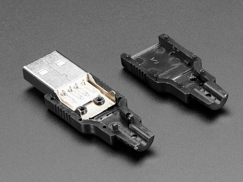USB DIY Connector Shell - Type A Male Plug