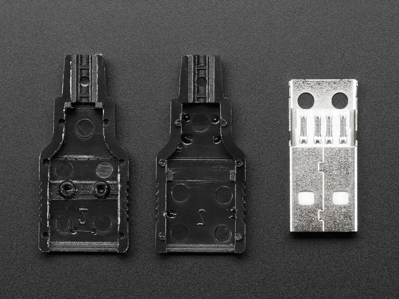 USB DIY Connector Shell - Type A Male Plug