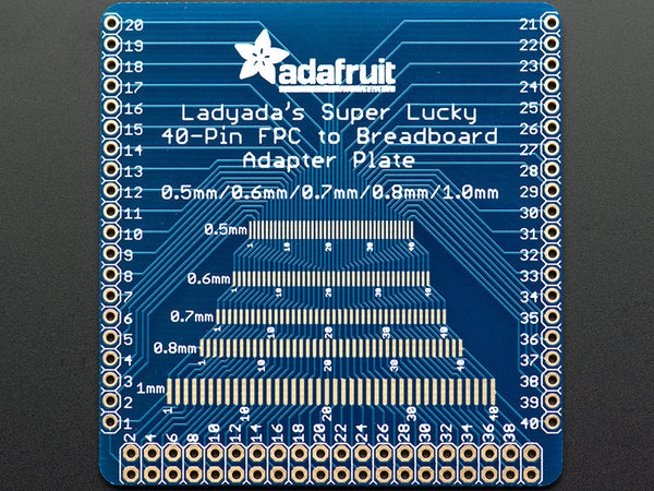 Adafruit Multi-pitch FPC Adapter - 40 Pin 0.5/0.6/0.7/0.8/1.0mm