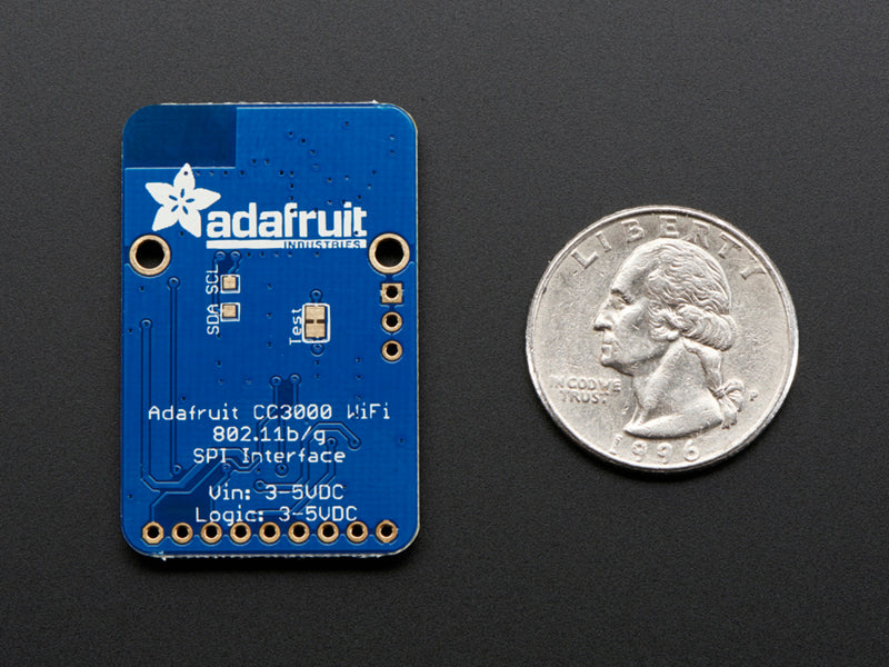 Adafruit HUZZAH CC3000 WiFi Breakout with Onboard Antenna