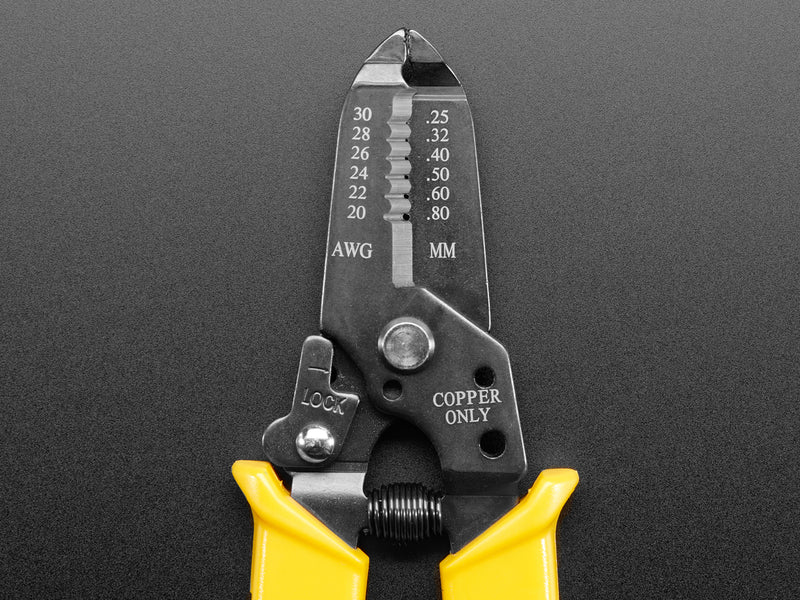 Multi-size wire stripper & cutter