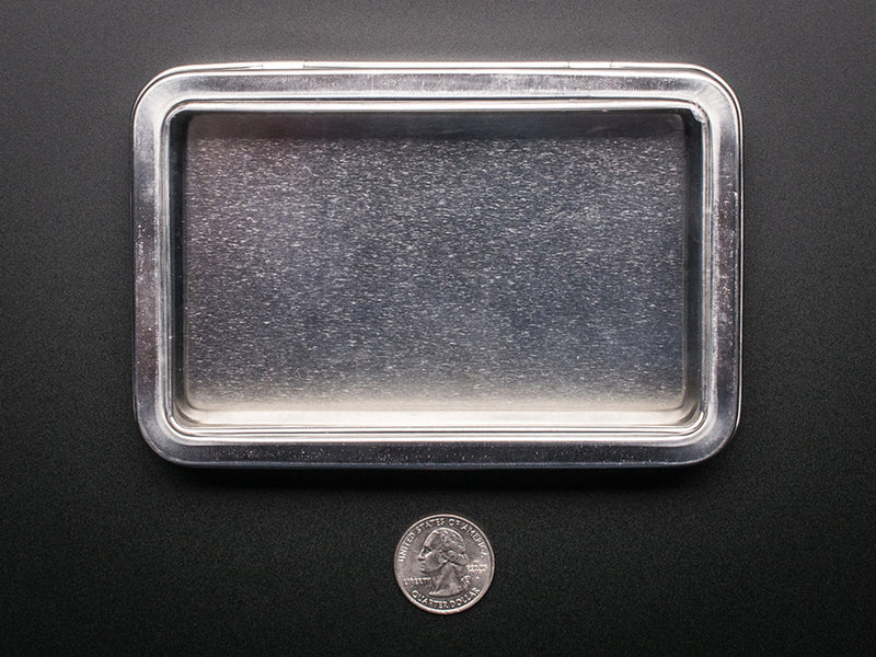 Large Tin With Clear Top Window