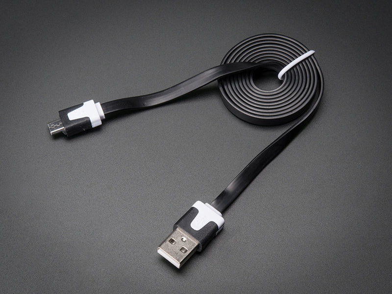 USB \'Noodle\' Cable - A/MicroB