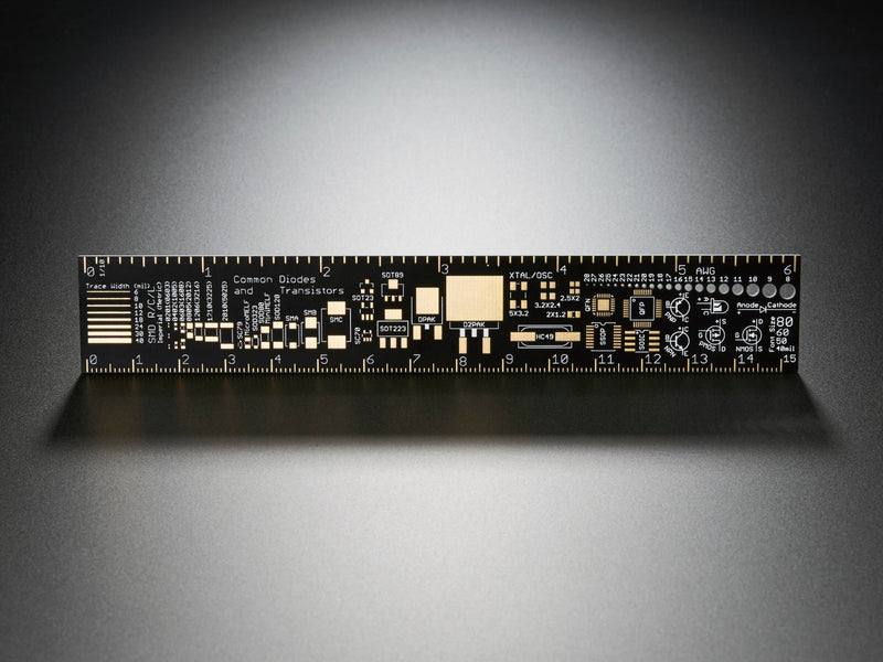 Adafruit PCB Ruler v2 - 6\"