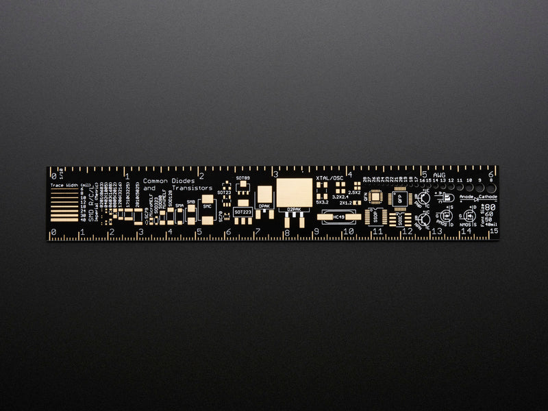 Adafruit PCB Ruler v2 - 6\"