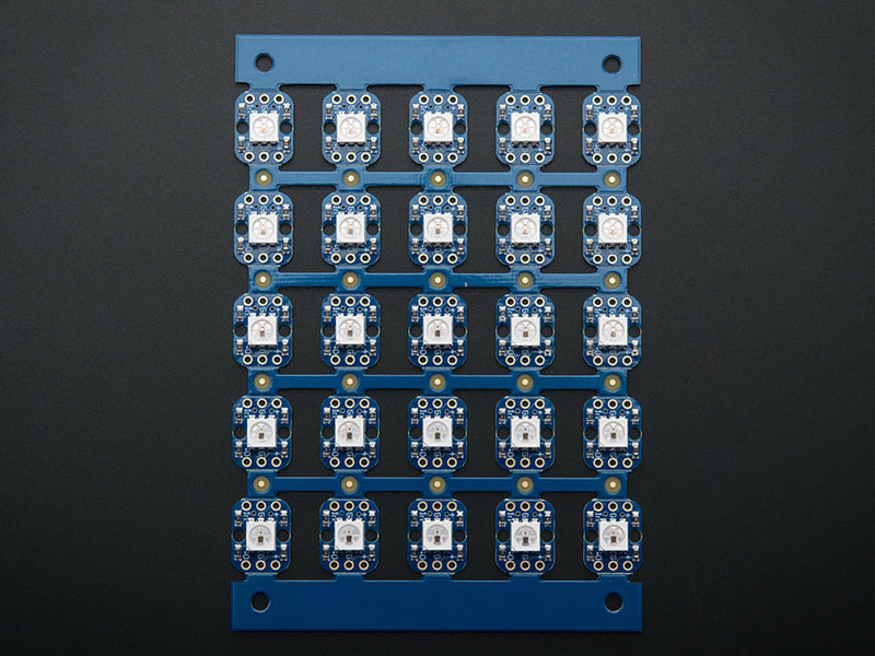 Breadboard-friendly RGB Smart NeoPixel - Sheet of 25