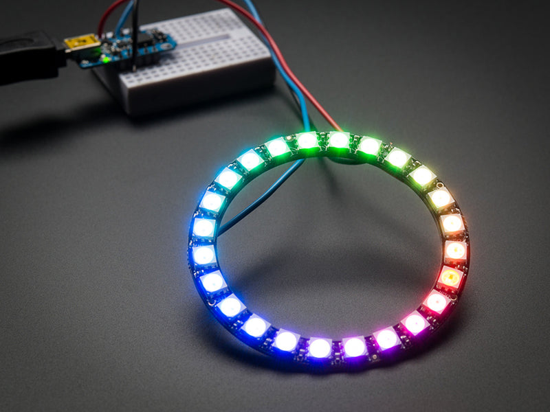 NeoPixel Ring - 24 x 5050 RGB LED with Integrated Drivers