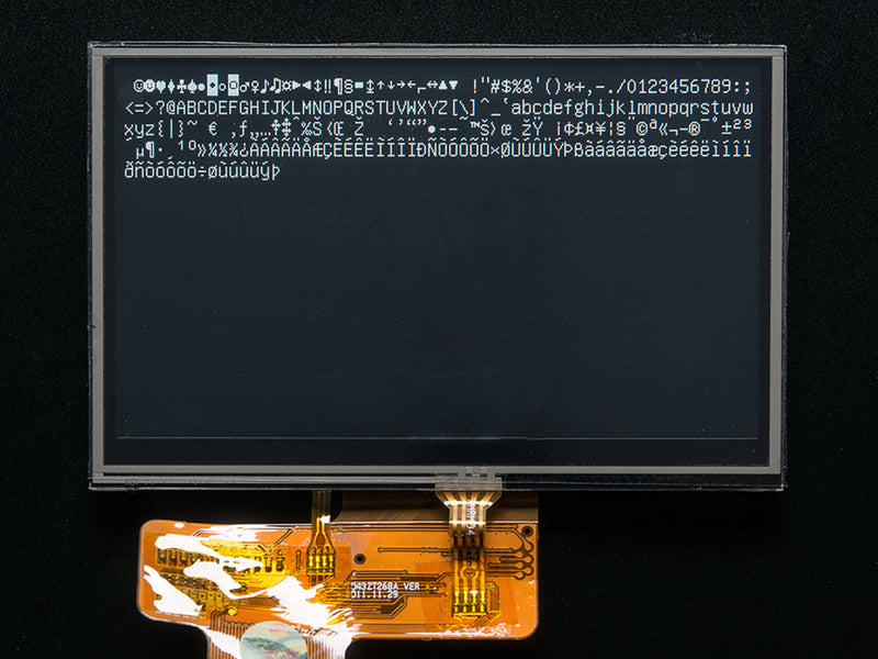 4.3\" 40-pin TFT Display - 480x272 with Touchscreen