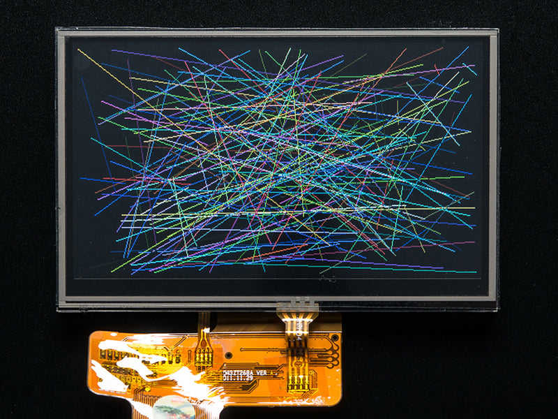 4.3\" 40-pin TFT Display - 480x272 with Touchscreen