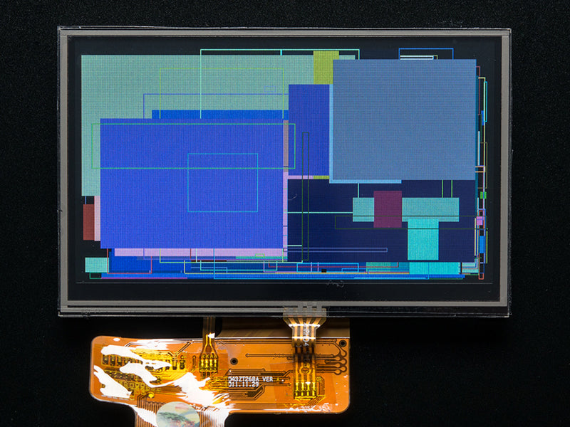 4.3\" 40-pin TFT Display - 480x272 with Touchscreen