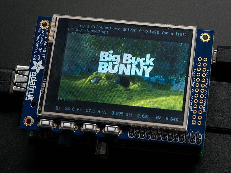 Adafruit PiTFT - 320x240 2.8\" TFT+Touchscreen for Raspberry Pi