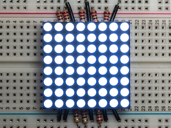 Small 1.2\" 8x8 Ultra Bright White LED Matrix